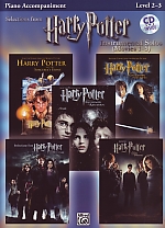 Harry Potter Instrumental (movies 1-5) Piano Acc Sheet Music Songbook