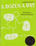 Dozen A Day Book 2 Elementary Book & Cd Sheet Music Songbook
