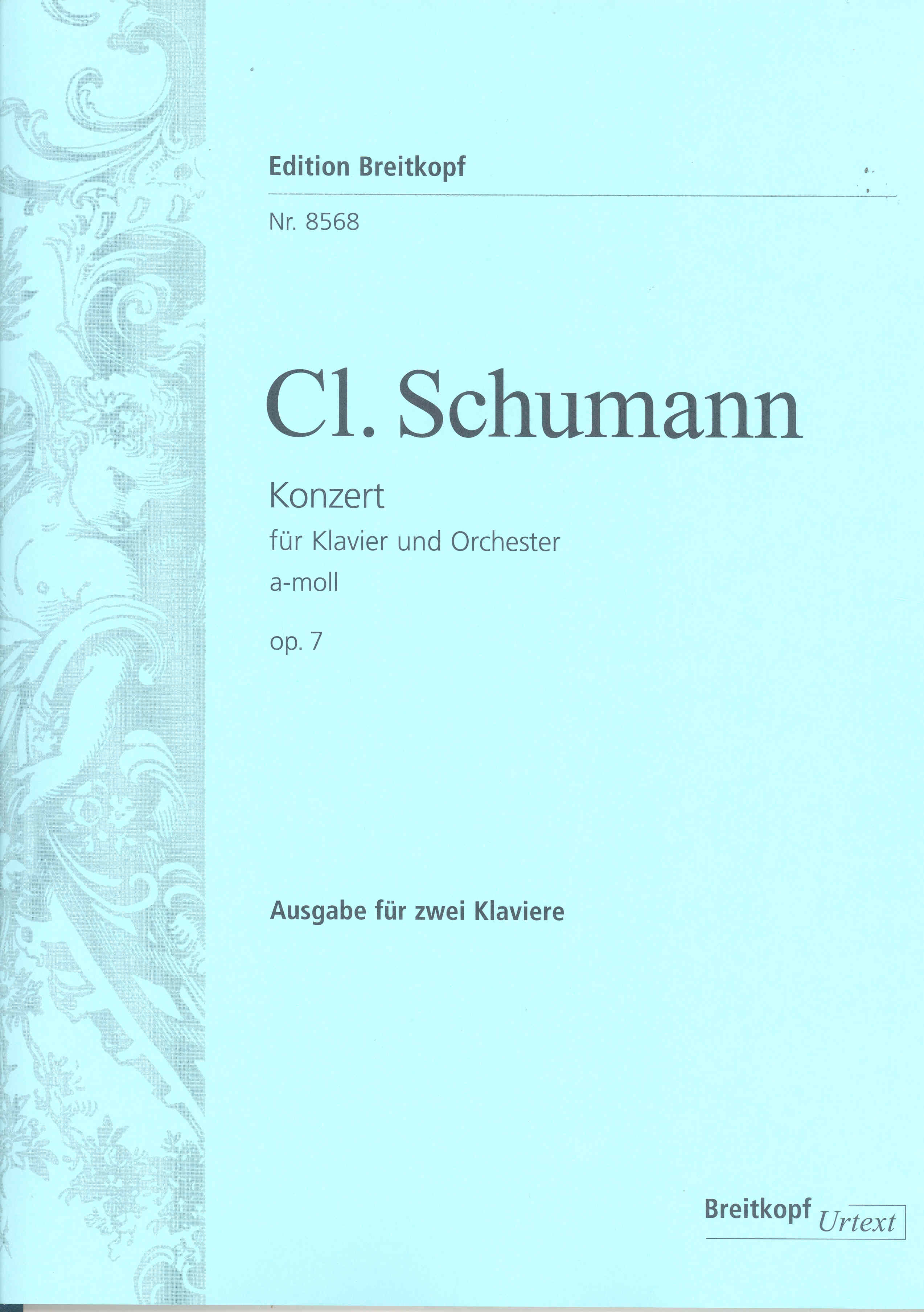 Schumann C Piano Concerto Op7 Amin 2 Pianos Sheet Music Songbook