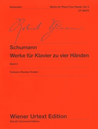 Schumann Works For Piano 4 Hands Vol 2 Sheet Music Songbook