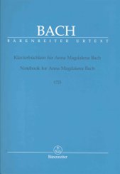 Bach Little Notebook For Anna Magdalena Bach (1725 Sheet Music Songbook