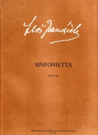 Janacek Sinfonietta Piano 4 Hands Sheet Music Songbook