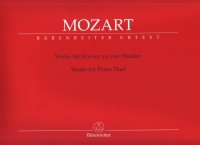 Mozart Works For Piano Duet Urtext Piano 4 Hands Sheet Music Songbook