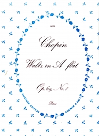 Chopin Waltz Op69 No 1 Ab Piano Sheet Music Songbook