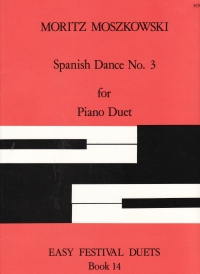 Moszkowski Spanish Dance Op21 No 3 Piano Duet Sheet Music Songbook