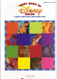 First Book Of Disney Solos Easy Piano Sheet Music Songbook
