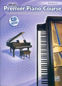 Alfred Premier Piano Course Lesson Book+cd Level 3 Sheet Music Songbook