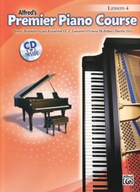 Alfred Premier Piano Course Lesson Book+cd Level 4 Sheet Music Songbook