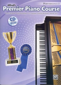 Alfred Premier Piano Course Performance Book/cd 3 Sheet Music Songbook
