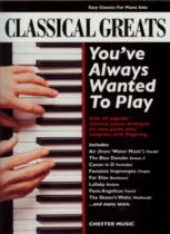 Classical Greats Youve Always Wanted To Play Sheet Music Songbook