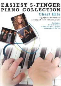 Easiest 5 Finger Piano Collection Chart Hits Sheet Music Songbook