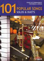 101 Popular Songs Solos & Duets Piano Accomps Sheet Music Songbook