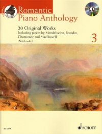 Romantic Piano Anthology 3 Franke Book & Cd Sheet Music Songbook