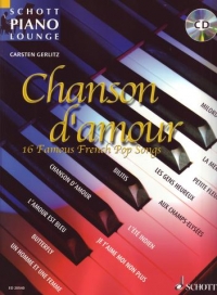 Chanson Damour Schott Piano Lounge Book/cd Sheet Music Songbook