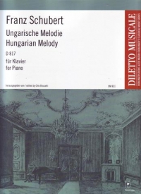 Schubert Hungarian Melody Piano Sheet Music Songbook