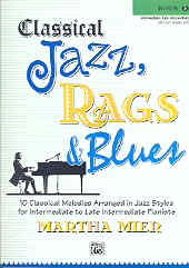 Classical Jazz Rags & Blues Book 3 Mier Sheet Music Songbook