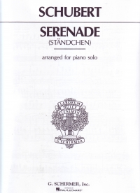 Schubert Standchen D889 Serenade Piano Sheet Music Songbook