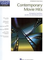 Contemporary Movie Hits Intermediate Piano Solos Sheet Music Songbook