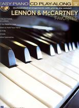 Easy Piano Cd Play Along 24 Lennon & Mccartney Fav Sheet Music Songbook