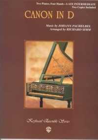 Pachelbel Canon In D Simm 2 Pianos Sheet Music Songbook