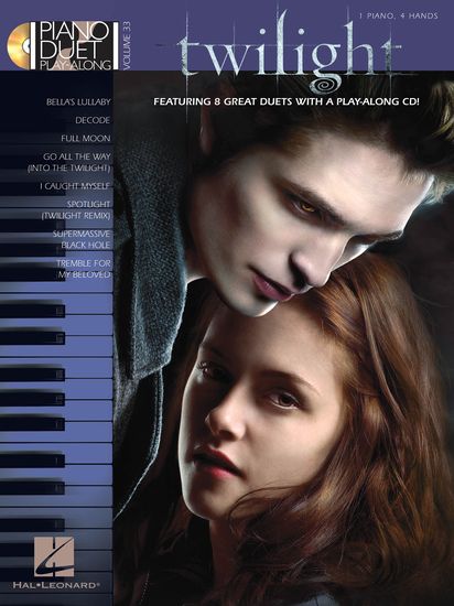 Piano Duet Play Along 33 Twilight Book & Cd Sheet Music Songbook