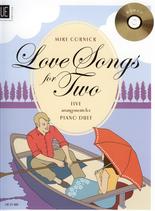 Love Songs For Two Cornick Book/cd Piano Duets Sheet Music Songbook