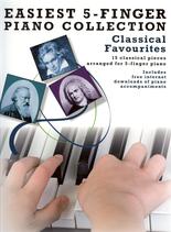 Easiest 5 Finger Piano Collection Classical Favou Sheet Music Songbook
