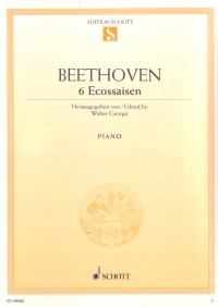 Beethoven Ecossaisen (6) Eb Woo83 Piano Sheet Music Songbook