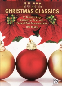 5 Finger Christmas Classics Piano Sheet Music Songbook