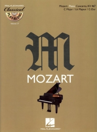 Classical Play Along 17 Mozart Piano Concerto K467 Sheet Music Songbook