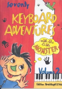 70 Keyboard Adventures With Little Monster 2 Eng Sheet Music Songbook