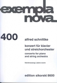 Schnittke Concerto For Piano & Orchestra 2 Pianos Sheet Music Songbook