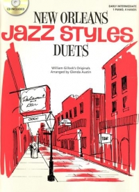 New Orleans Jazz Styles Duets Gillock/austin + Cd Sheet Music Songbook