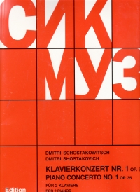 Shostakovich Concerto Cmin Op35 2 Pianos Sheet Music Songbook