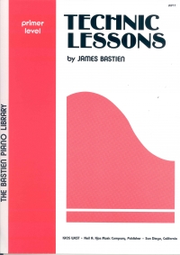 Bastien Piano Library Technic Lessons Primer Sheet Music Songbook
