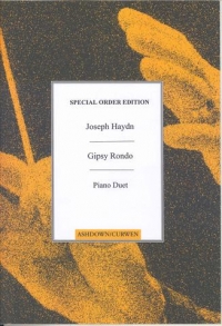 Haydn Gypsy Rondo Piano Duet Sheet Music Songbook