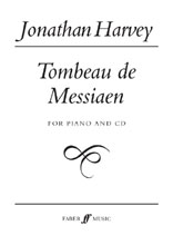 Harvey Tombeau De Messiaen Piano & Cd Sheet Music Songbook