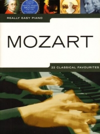 Really Easy Piano Mozart Sheet Music Songbook