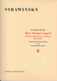 Stravinsky Berceuse Piano Sheet Music Songbook