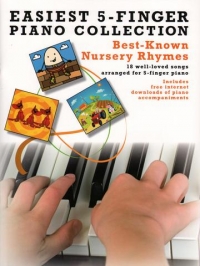 Easiest 5 Finger Piano Best Known Nursery Rhymes Sheet Music Songbook