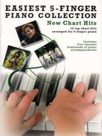 Easiest 5 Finger Piano Collection New Chart Hits Sheet Music Songbook
