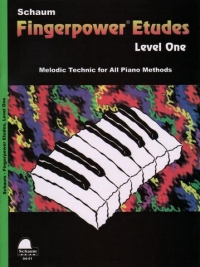 Schaum Fingerpower Etudes Level 1 Sheet Music Songbook