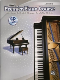 Alfred Premier Piano Course Lesson Book+cd Level 6 Sheet Music Songbook