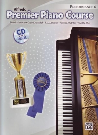 Alfred Premier Piano Course Performance Book/cd 6 Sheet Music Songbook