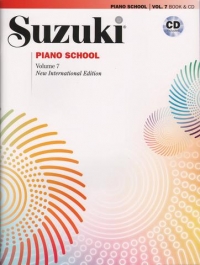 Suzuki Piano School Vol 7 Book + Cd Revised Sheet Music Songbook