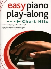Easy Piano Play Along Chart Hits Book & Cd Sheet Music Songbook