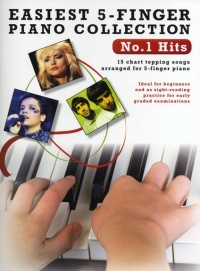 Easiest 5 Finger Piano Collection No1 Hits Sheet Music Songbook