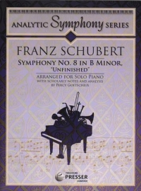 Schubert Symphony No 8 Bmin Analytic Symphony Sheet Music Songbook