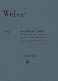 Weber Concert Piece Fmin Op79 2 Pianos Sheet Music Songbook