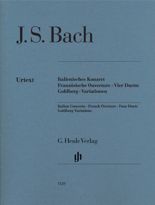 Bach Italian Concerto French Ov Without Fingering Sheet Music Songbook
